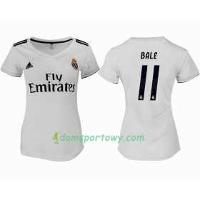 Koszulka Real Madryt BALE 11 Damska Domowe Koszulki Piłkarskie 2018-2019 Krótki Rękaw